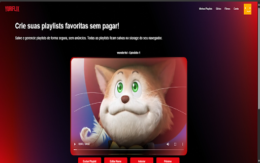 YuriFlix  from Chrome web store to be run with OffiDocs Chromium online