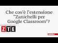 Zanichelli per Classroom uit de Chrome-webwinkel voor gebruik met OffiDocs Chromium online