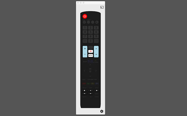 Zapper! – Remote control for LG smart TVs  from Chrome web store to be run with OffiDocs Chromium online