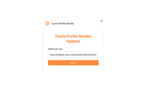 Zazos Profile Sender  from Chrome web store to be run with OffiDocs Chromium online