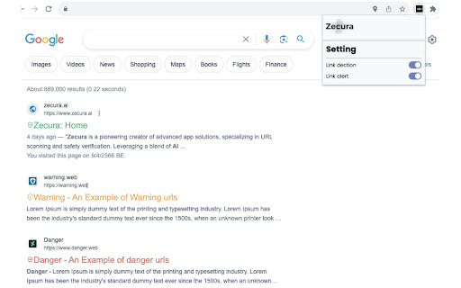 Zecura  from Chrome web store to be run with OffiDocs Chromium online