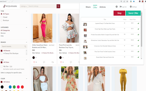 ZeeDPosh  from Chrome web store to be run with OffiDocs Chromium online