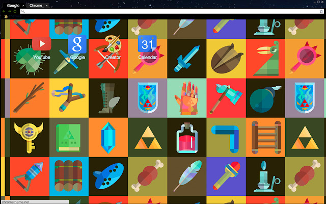 Zelda Theme  from Chrome web store to be run with OffiDocs Chromium online
