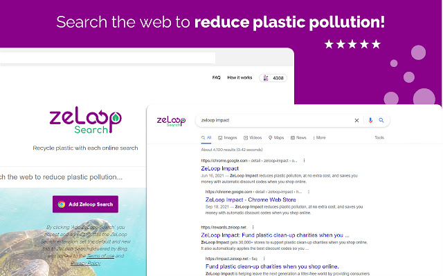 Zeloop Search TEST  from Chrome web store to be run with OffiDocs Chromium online