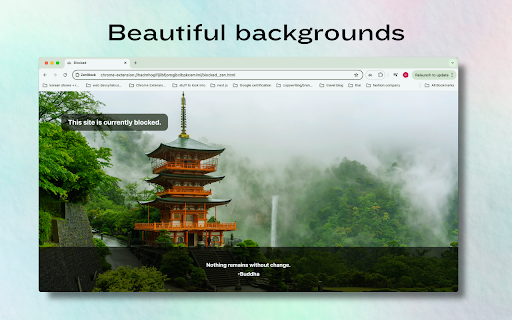 ZenBlock  from Chrome web store to be run with OffiDocs Chromium online