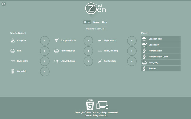 ZenCast  from Chrome web store to be run with OffiDocs Chromium online