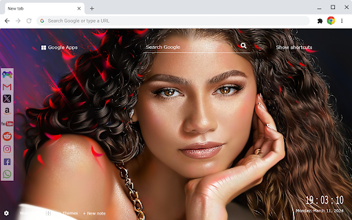 Zendaya Wallpaper New Tab  from Chrome web store to be run with OffiDocs Chromium online