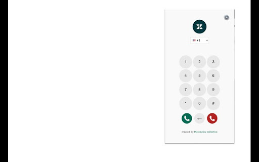 Zendesk Talk Extension  from Chrome web store to be run with OffiDocs Chromium online