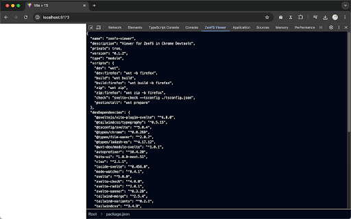 ZenFS Viewer  from Chrome web store to be run with OffiDocs Chromium online