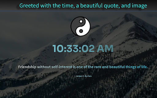 ZenTab: Quotes  Time  from Chrome web store to be run with OffiDocs Chromium online