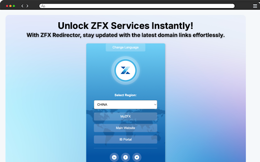 ZFX Redirector  from Chrome web store to be run with OffiDocs Chromium online