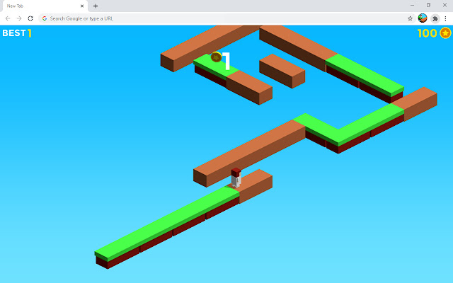 ZigZag Bridges Adventure Game  from Chrome web store to be run with OffiDocs Chromium online