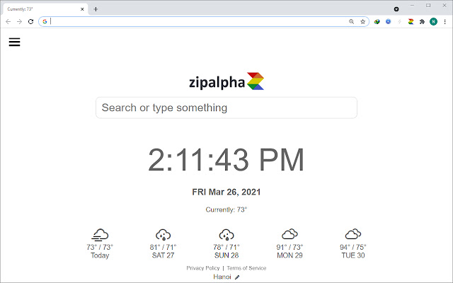 ZipAlpha  from Chrome web store to be run with OffiDocs Chromium online