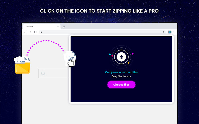 Zip Like a Pro  from Chrome web store to be run with OffiDocs Chromium online