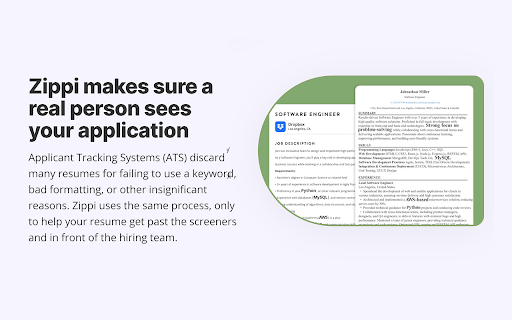 Zippi by Zippia – Autofill Job Applications  from Chrome web store to be run with OffiDocs Chromium online