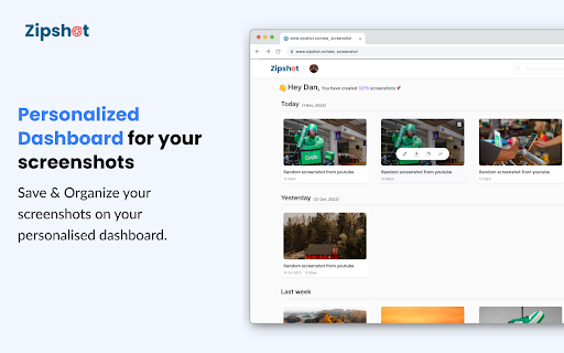 Zipshot  from Chrome web store to be run with OffiDocs Chromium online