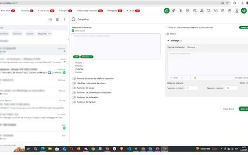 ZIZ WHATSAPP CRM ROJO Your most powerful assistant for Marketing  Sales  from Chrome web store to be run with OffiDocs Chromium online