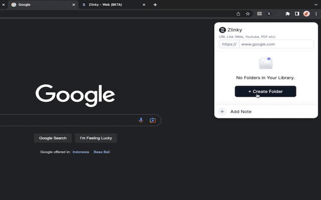 Zlinky Chrome Extension  from Chrome web store to be run with OffiDocs Chromium online