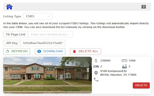 Z LISTER REAL ESTATE LEAD PRO  from Chrome web store to be run with OffiDocs Chromium online