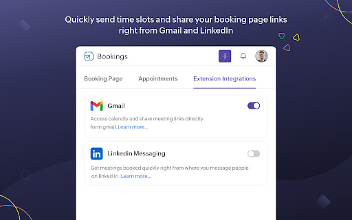 Zoho Bookings  from Chrome web store to be run with OffiDocs Chromium online