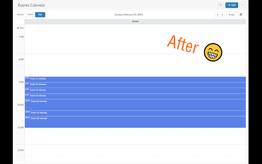 Zoho Creator Calendar Height Adjuster  from Chrome web store to be run with OffiDocs Chromium online