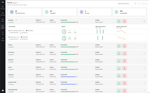 Zoho QEngine Recorder  from Chrome web store to be run with OffiDocs Chromium online