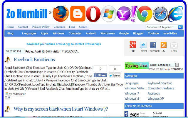 Zo Hornbill  from Chrome web store to be run with OffiDocs Chromium online