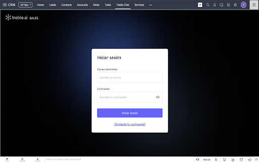 Zoho WA by treble.ai  from Chrome web store to be run with OffiDocs Chromium online