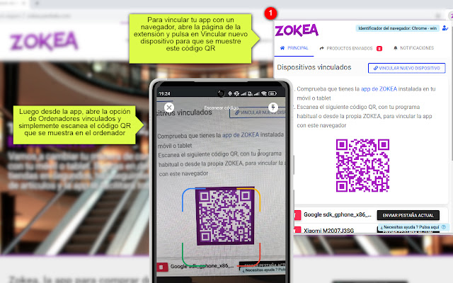ZOKEA, क्रोम वेब स्टोर से कॉम्प्राडोर्स इंटेलिजेंट के लिए ऑनलाइन ऑफीडॉक्स क्रोमियम के साथ चलाया जाएगा