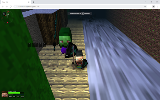 Zombie Craft Game  from Chrome web store to be run with OffiDocs Chromium online