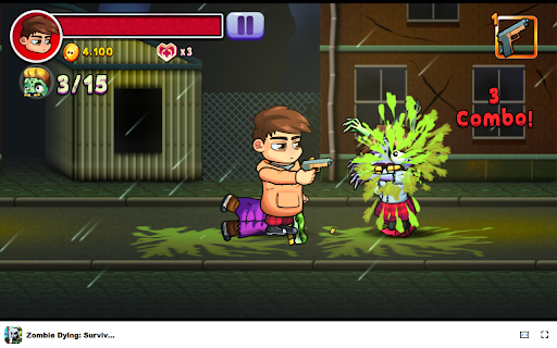 Zombie Dying: Survival Days Become the top survivor?  from Chrome web store to be run with OffiDocs Chromium online