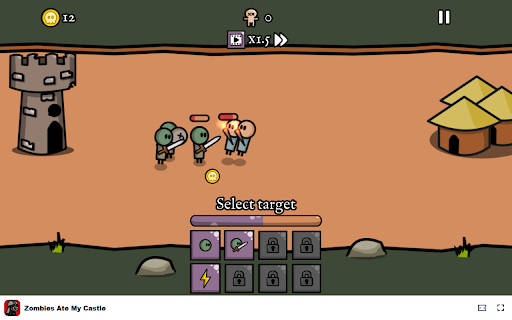 Zombies Ate My Castle Game Transform fallen foes into zombie soldiers!  from Chrome web store to be run with OffiDocs Chromium online