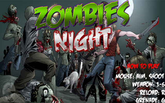Zombies Night  from Chrome web store to be run with OffiDocs Chromium online
