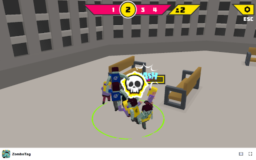 ZomboTag Game Infect everyone and grow your zombie army!  from Chrome web store to be run with OffiDocs Chromium online