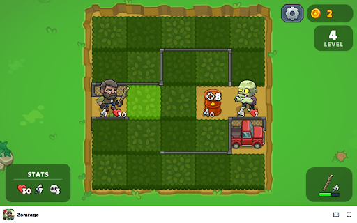Zomrage Game Survive the epic zombie apocalypse!  from Chrome web store to be run with OffiDocs Chromium online