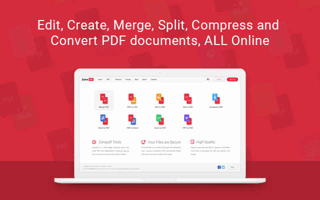 Zone PDF: Edit and Convert PDF  from Chrome web store to be run with OffiDocs Chromium online
