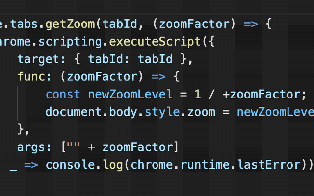 zoom100  from Chrome web store to be run with OffiDocs Chromium online