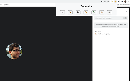 Zoometre  from Chrome web store to be run with OffiDocs Chromium online