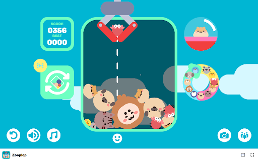 Zooplop Game Merge animals to create bigger and cuter creatures!  from Chrome web store to be run with OffiDocs Chromium online