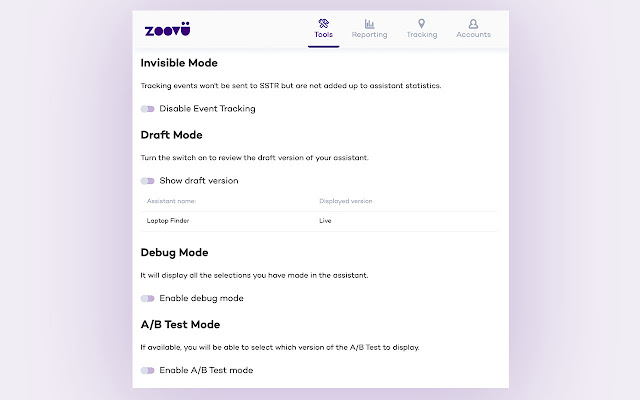 Zoovu Browser Plugin  from Chrome web store to be run with OffiDocs Chromium online