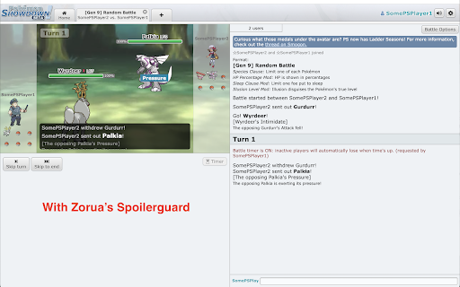Zoruas Spoilerguard  from Chrome web store to be run with OffiDocs Chromium online