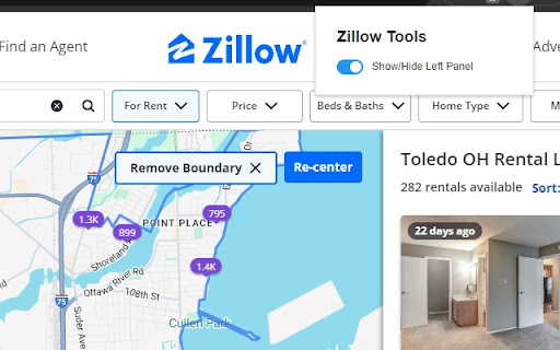 ZTools Simple Extensions for Zillow  from Chrome web store to be run with OffiDocs Chromium online