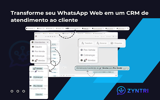 Zyntri CRM Conversa  from Chrome web store to be run with OffiDocs Chromium online