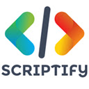 Scriptify Web Inject JavaScript  screen for extension Chrome web store in OffiDocs Chromium