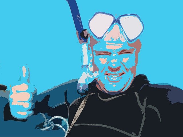 Free download Scubadiving Man Male -  free illustration to be edited with GIMP free online image editor