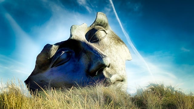 Free download sculpture mask face art sand dunes free picture to be edited with GIMP free online image editor