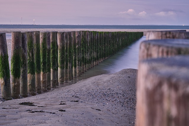 Free download sea beach posts water nature free picture to be edited with GIMP free online image editor