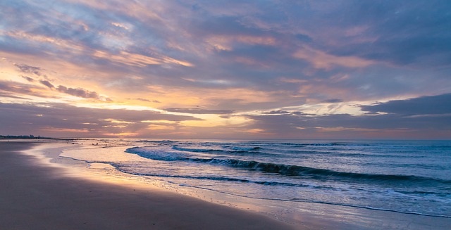 Free download sea beach sand waves water clouds free picture to be edited with GIMP free online image editor