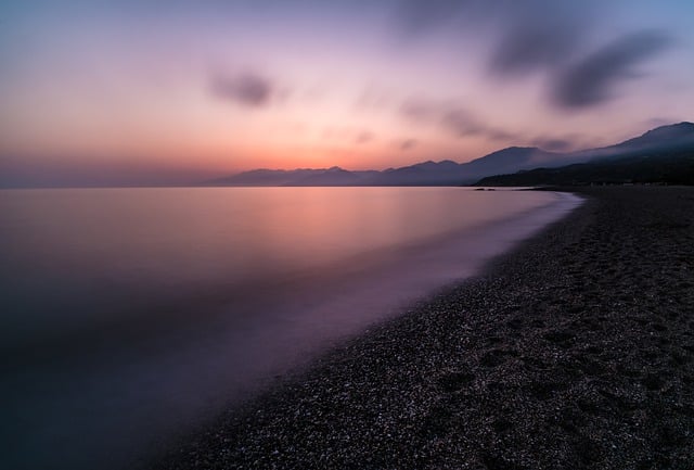 Free download sea beach sunrise sunset dusk free picture to be edited with GIMP free online image editor