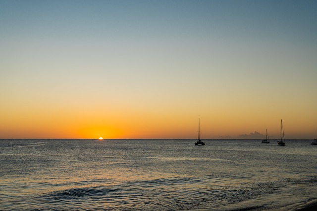 Free download sea beach sunset landscape nature free picture to be edited with GIMP free online image editor